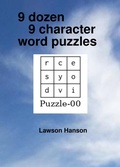 Cover: 9 dozen 9 character word puzzles - Lawson Hanson