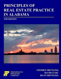 Abbildung von: Principles of Real Estate Practice in Alabama - Performance Programs Company LLC