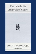 Cover: The Scholastic Analysis of Usury - Fraser Institute
