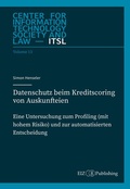 Cover: Datenschutz beim Kreditscoring von Auskunfteien - EIZ Publishing