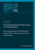 Cover: Datenschutz beim Kreditscoring von Auskunfteien - EIZ Publishing