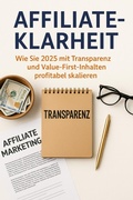 Cover: Affiliate-Klarheit Wie Sie 2025 mit Transparenz und Value-First-Inhalten profitabel skalieren - BookRix