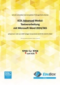 Abbildung von: ICDL Textverarbeitung Advanced mit Microsoft Word 2024/365 (Syllabus 3.0) - EduBox GmbH