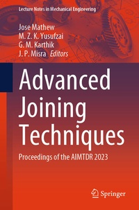 Enlarge image Cover: Advanced Joining Techniques - Springer