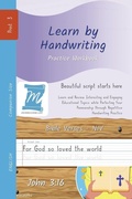 Cover: Handwriting Practice Workbook - Bible Verses - John 3 - Memorescribe