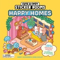 Cover: Cute & Cozy Sticker Rooms: Happy Homes - RP Studio