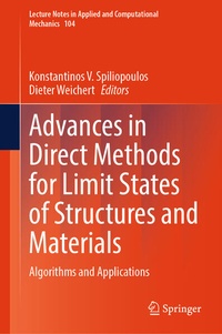 Enlarge image Cover: Advances in Direct Methods for Limit States of Structures and Materials - Springer