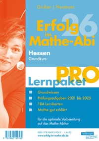 Abbildung von: Erfolg im Mathe-Abi 2026 Hessen Lernpaket 'Pro' Grundkurs - Freiburger Verlag