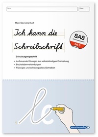 Abbildung von: Ich kann die Schreibschrift - Schulausgangsschrift SAS - Übungsheft zu den Buchstabenverbindungen - sternchenverlag