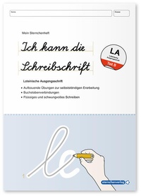 Abbildung von: Ich kann die Schreibschrift - Lateinische Ausgangsschrift - LA - Übungsheft zu den Buchstabenverbindungen - sternchenverlag