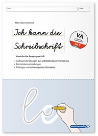 Abbildung von: Ich kann die Schreibschrift - Vereinfachte Ausgangsschrift - Übungsheft zu den Buchstabenverbindungen - sternchenverlag