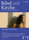 Cover: Bibel und Kirche / Judit abseits der Klischees - Katholisches Bibelwerk e.V.