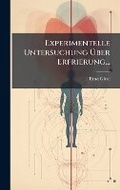 Cover: Experimentelle Untersuchung A?ber Erfrierung... - Hutson Street Press