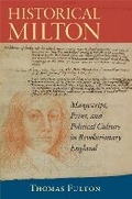Cover: Historical Milton - University of Massachusetts Press