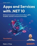 Cover: Apps and Services with .NET 10 - Packt Publishing