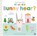Cover: Touch and Trace - What did Bunny hear? - Gemini Children's Books Limited