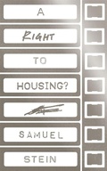 Cover: A Right to Housing? - Verso Books