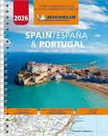 Cover: Michelin Stra&szlig;enatlas Spanien & Portugal mit Spiralbindung - Michelin Editions des Voyages
