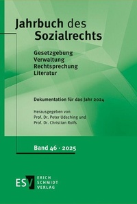Abbildung von: Jahrbuch des Sozialrechts -  - Dokumentation für das Jahr 2024 - Erich Schmidt Verlag