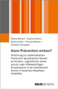 Cover: Kann Pr&auml;vention wirken? - Juventa Verlag ein Imprint der Beltz Verlagsgruppe GmbH & Co. KG