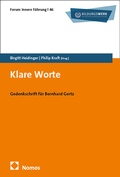 Abbildung von: Klare Worte - Nomos