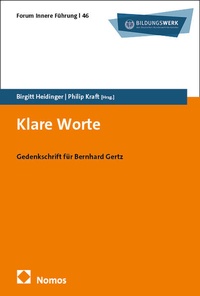 Abbildung von: Klare Worte - Nomos