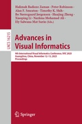 Cover: Advances in Visual Informatics - Springer