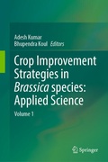 Cover: Crop Improvement Strategies in Brassica species: Applied Science - Springer