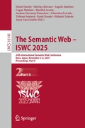Cover: The Semantic Web - ISWC 2025 - Springer