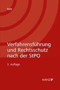 Cover: Verfahrensf&uuml;hrung und Rechtsschutz nach der StPO - Manz