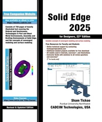 Enlarge image Cover: Solid Edge 2025 for Designers, 22nd Edition - Cadcim Technologies