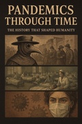 Cover: Pandemics Through Time: The History That Shaped Humanity - P. Agrawal