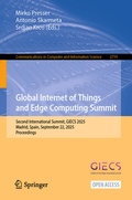 Cover: Global Internet of Things and Edge Computing Summit - Springer