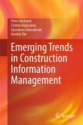 Cover: Emerging Trends in Construction Information Management - Springer