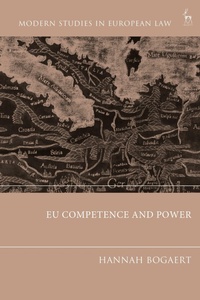 Enlarge image Cover: EU Competence and Power - Hart Publishing