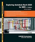 Cover: Exploring Autodesk Revit 2025 for MEP, 11th Edition - Cadcim Technologies