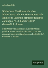 Enlarge image Cover: Bibliotheca Chethamensis - Antigonos Verlag