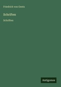 Cover: Schriften - Antigonos Verlag