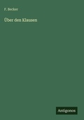 Cover: UEber den Klausen - Antigonos Verlag
