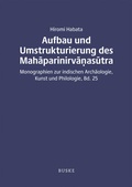 Cover: Aufbau und Umstrukturierung des Mahaparinirva?asutra - Buske, H