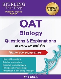 Enlarge image Cover: OAT Biology Questions & Explanations - Sterling Test Prep