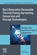 Cover: Next Generation Renewable Thermal Energy Harvesting, Conversion and Storage Technologies - Elsevier