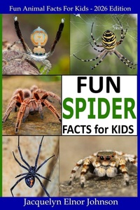 Enlarge image Cover: Fun Spider Facts For Kids - Crimson Hill Books