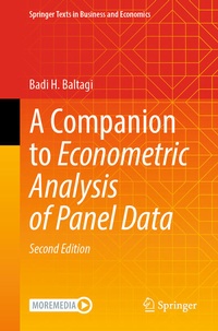 Enlarge image Cover: A Companion to Econometric Analysis of Panel Data - Springer