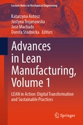 Cover: Advances in Lean Manufacturing, Volume 1 - Springer