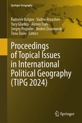 Cover: Proceedings of Topical Issues in International Political Geography (TIPG 2024) - Springer