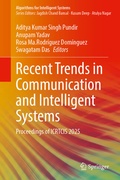 Cover: Recent Trends in Communication and Intelligent Systems - Springer