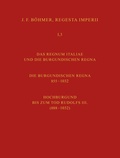 Abbildung von: Regesta Imperii. I. Die Regesten des Kaiserreichs unter den Karolingern 751-918 (987/1032) - Böhlau