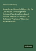 Cover: Remedies and Remedial Rights. By the Civil Action According to the Reformed American Procedure. A Treatise Adapted to Use in All the States and Territories Where the System Prevails - Antigonos Verlag