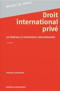 Cover: Droit international priv&eacute; - Helbing & Lichtenhahn